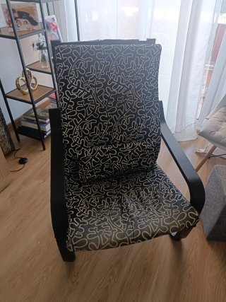 Sillón con Estampado Geométrico