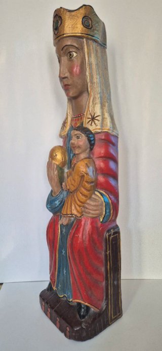 Virgen Románica de Terracota