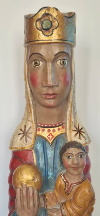 Virgen Románica de Terracota