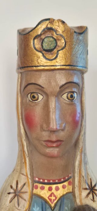 Virgen Románica de Terracota
