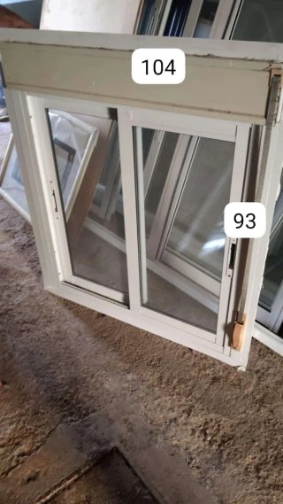 Ventana Corredera de Aluminio Blanco