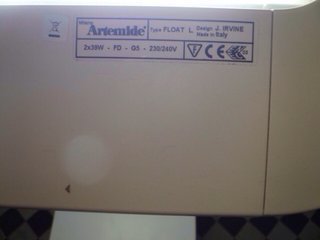 Artemide, lampara colgante, tupe float L