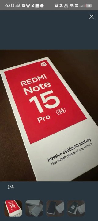 Xiaomi Redmi Note 15 Pro 5G 6580mAh