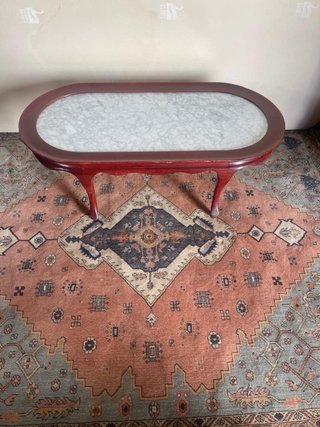 Mesa de Centro con Sobre de Mármol