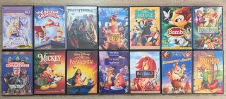 Lote 6 Películas Infantiles DVD imacion cine
