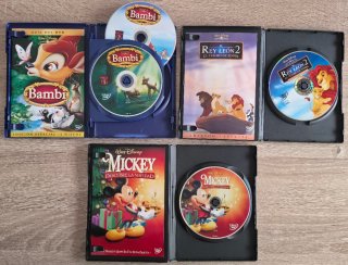 Lote 6 Películas Infantiles DVD imacion cine