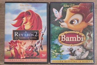 Lote 6 Películas Infantiles DVD imacion cine
