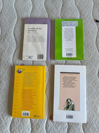Pack 4 Libros Lectura Juvenil / ESO