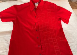 Camisa Versace Classic Roja Talla M