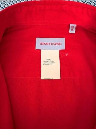 Camisa Versace Classic Roja Talla M