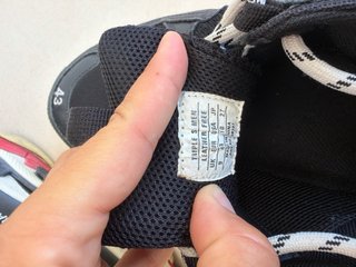 Balenciaga Triple S 43 Negro Blanco