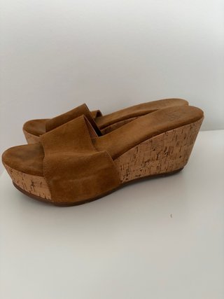 Sandalias de cuña Ugg de ante