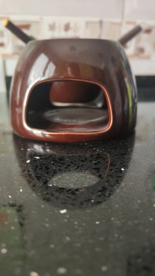 Fondue Chocolate/Queso con 4 Tenedores