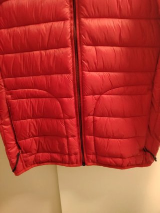 Cazadora acolchada hombre roja