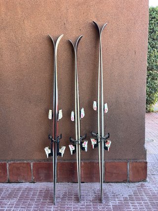 Conjunto 3 pares esquís Rossignol