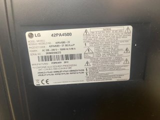 TV LG 42 42PA4500 con mando