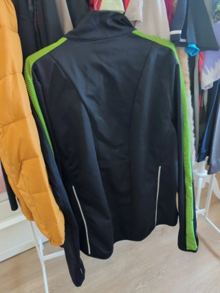 Sudadera Crane Negra y Verde