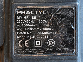 Sierra circular PRACTYL MY-HF-185 1200 W