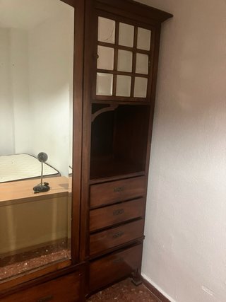 Armario Vitrina Antiguo Siglo XIX