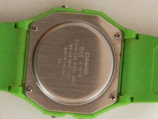 Reloj Casio F-91W Verde