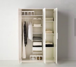 Armario IKEA de 3 puertas con espejo