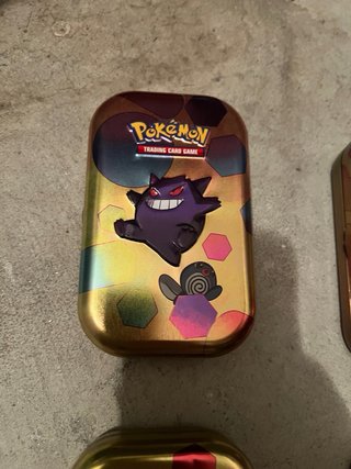 Mini Latas Pokémon TCG 151 vazias. Conjunto de 6.