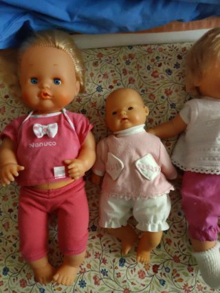 Lote de 3 Muñecas