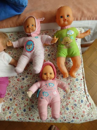 Lote de 3 Muñecas
