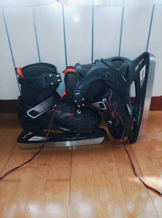 Patines de Hielo Oxelo Negro Talla Ajustable