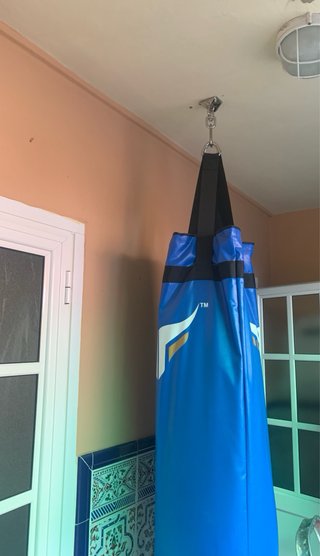Saco de boxeo azul