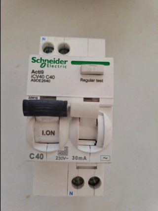 Diferencial Schneider Electric Acti9 iCV40 C40