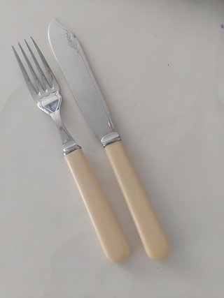 Cubiertos pescado ingleses 10 pax