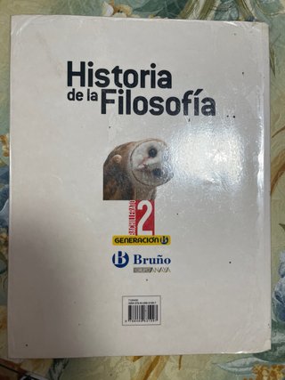 Historia de la filosofía, 2 Bachillerato