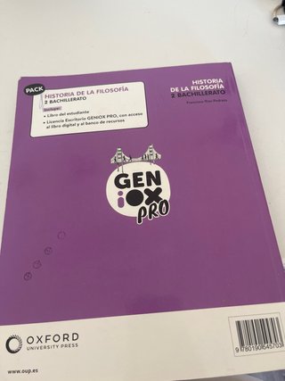 Historia de la Filosofía, 2 Bachillerato, Genio...