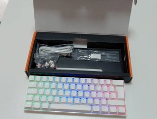 Teclado Mecánico RK61 Royal Kludge Blanco