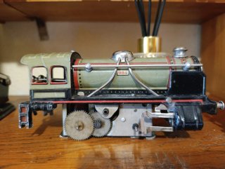 Locomotora de Hojalata Vintage Años 40