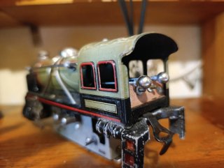 Locomotora de Hojalata Vintage Años 40