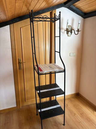 Estantería de Metal Negra