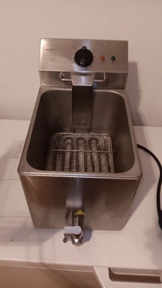 Freidora Industrial 8L de Acero
