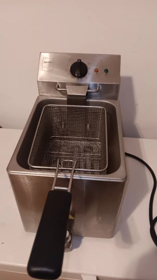 Freidora Industrial 8L de Acero
