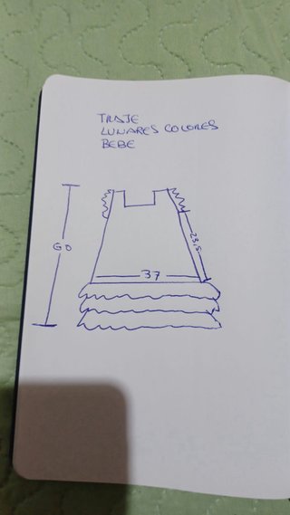 Traje de flamenca para bebé