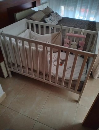 Cuna para Bebé Blanca