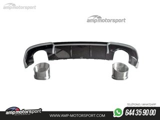 DIFUSOR TRASERO AUDI A3 8V 3/5 PUERTAS LOOK RS