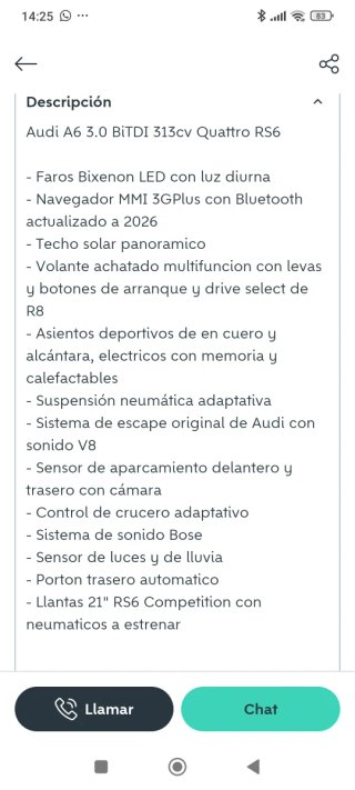 Audi A6 avant 3.0 313 cv