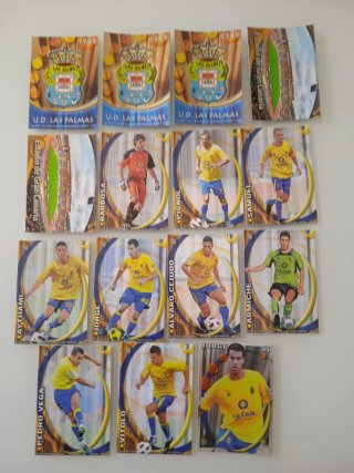 Lote 26 cards U.D. Las Palmas Mundicromo 2011