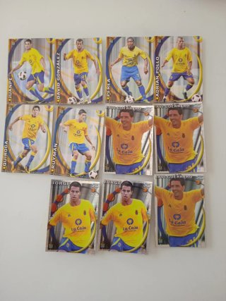 Lote 26 cards U.D. Las Palmas Mundicromo 2011