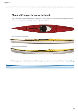 Kayak plegable TRAK Seeker ST-16