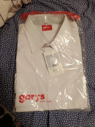 Camisa Blanca Gary's Red Line