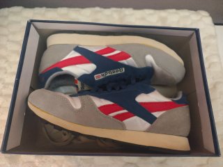 Zapatillas Reebok Azul Gris Rojo