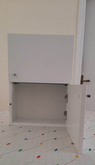 Armario baño moderno blanco